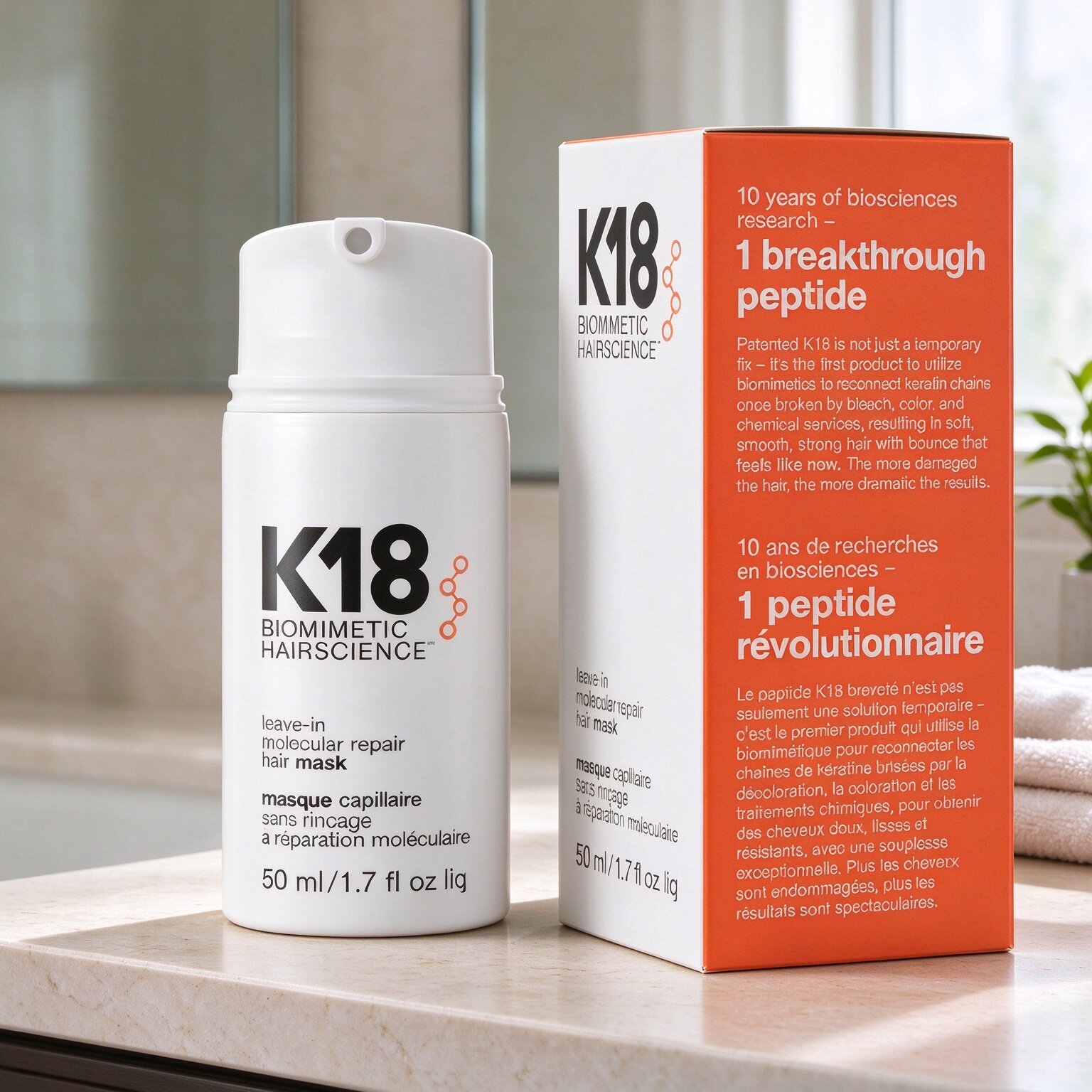 Hair Care K18 - K18 Shampoo & Haarpflegeprodukte Nicht-ausspülende Haarmaske